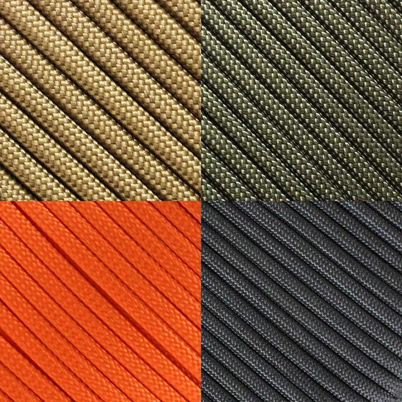 7 Cores 550 Paracord Cord 5 15 30 M Dia.4mm For Outdoor Camping Survival Lanyard