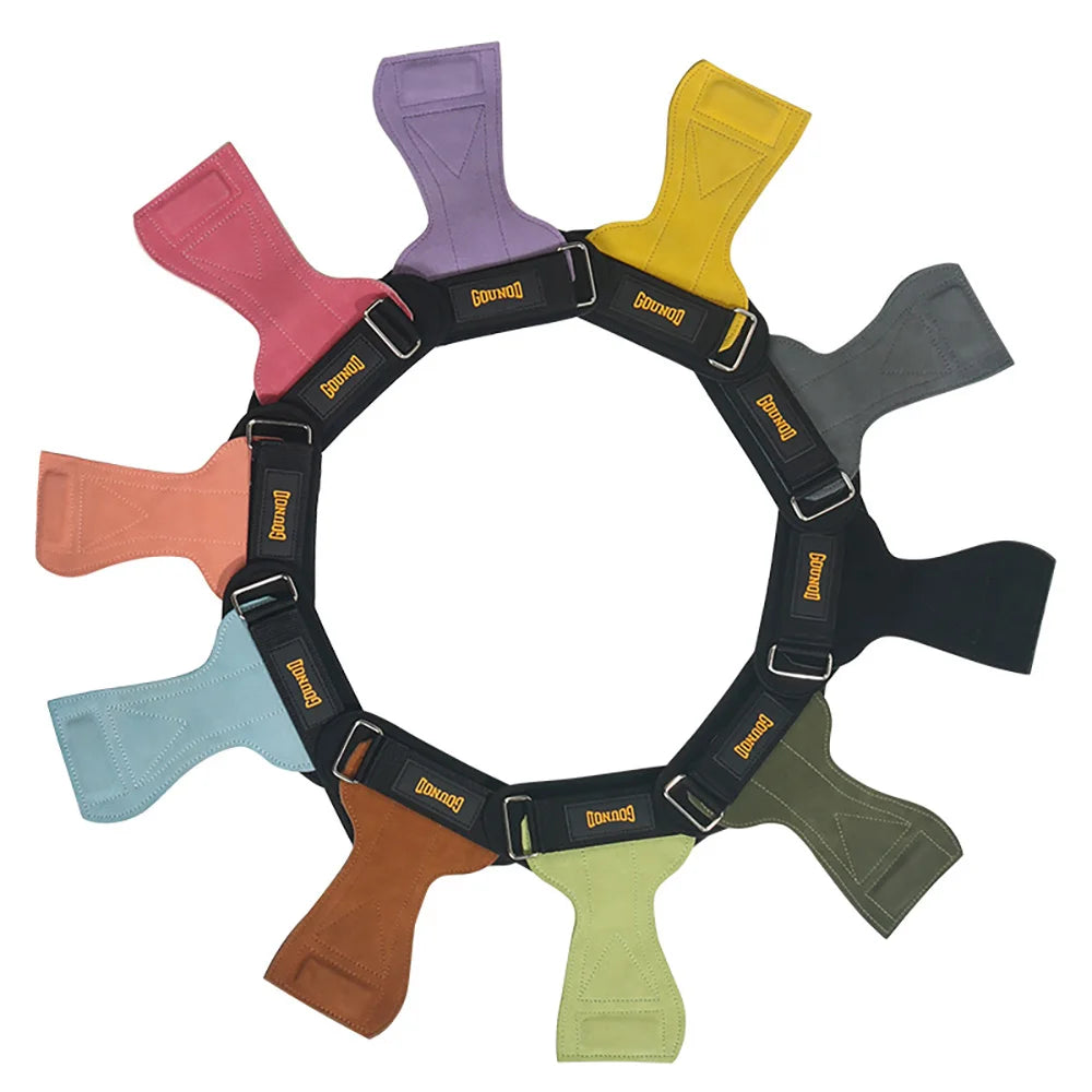 Leather Workout Grip Gloves