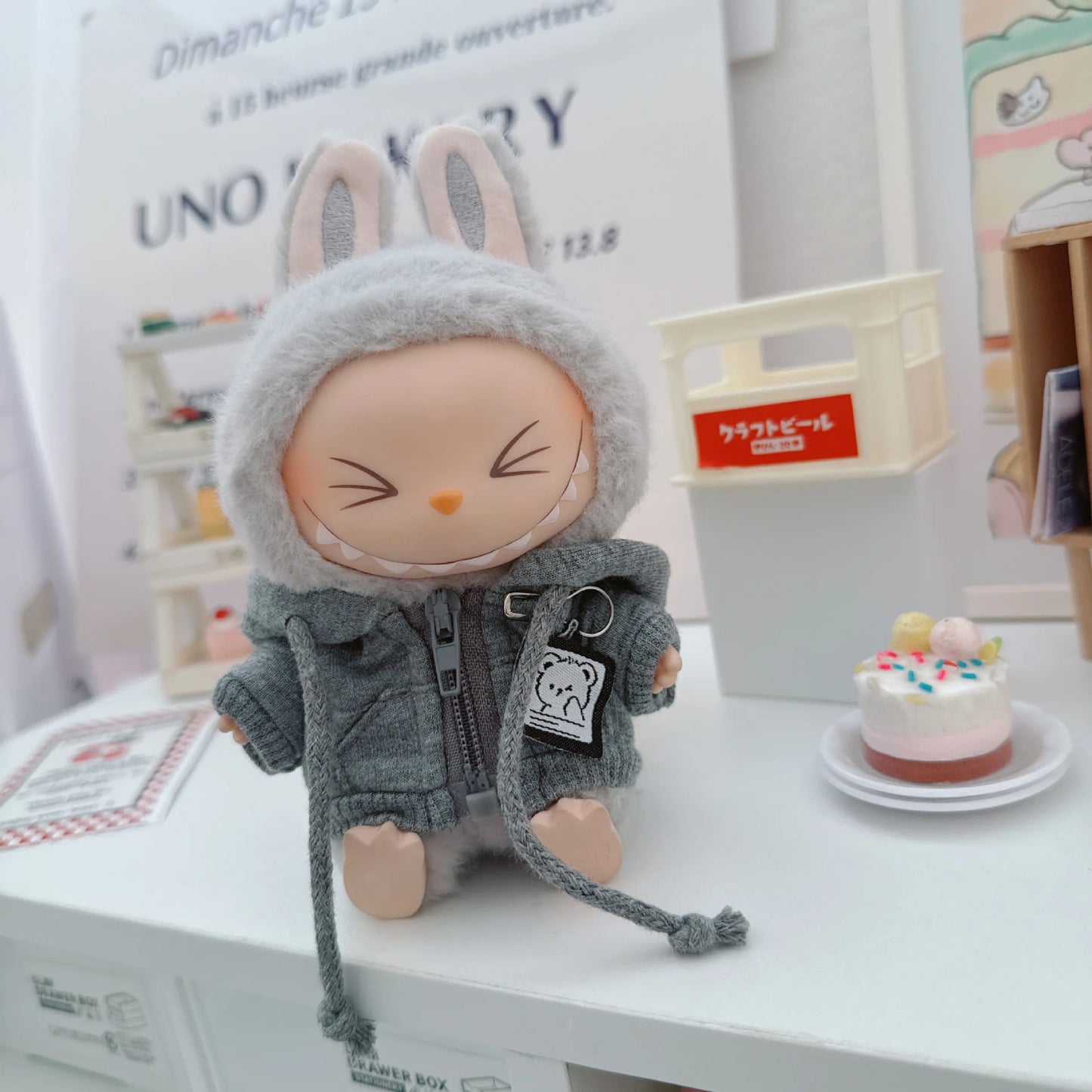 Cute 17cm Labubu with a suit!