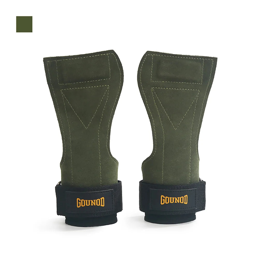 Leather Workout Grip Gloves