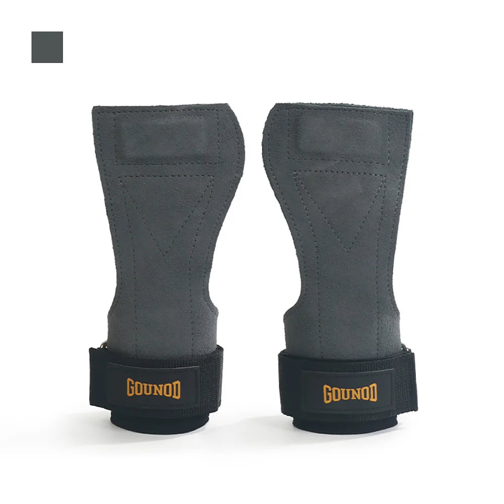 Leather Workout Grip Gloves