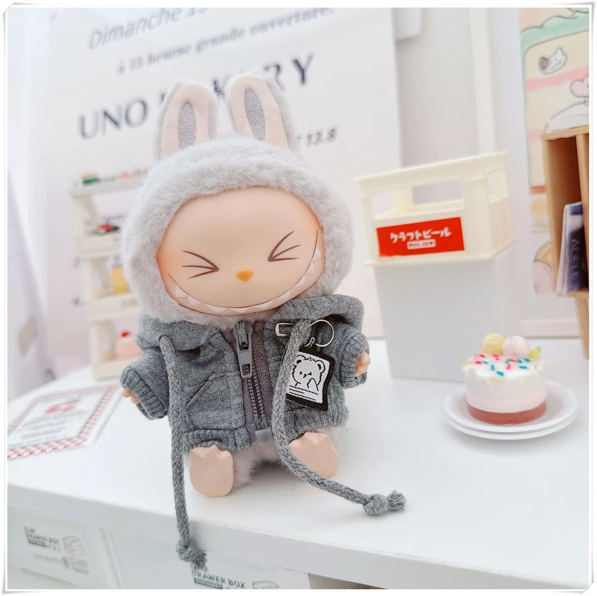 Cute 17cm Labubu with a suit!