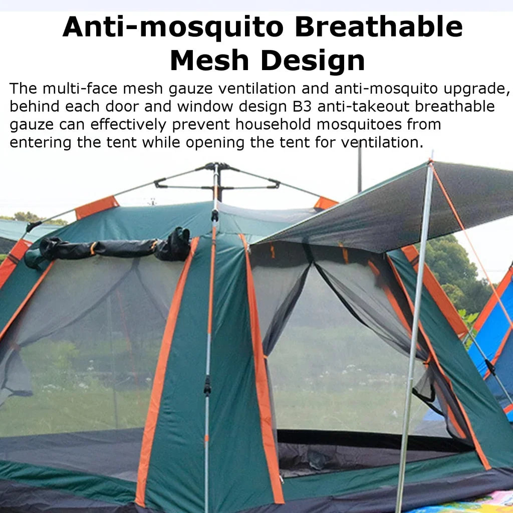 Goture 6-7Person Waterproof Automatic Tent 240*240*150cm
