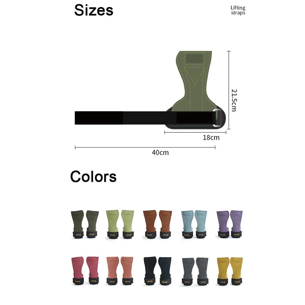 Leather Workout Grip Gloves