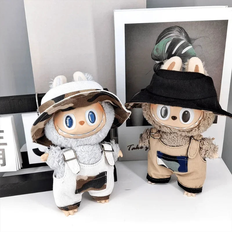 Cute 17cm Labubu with clothes!