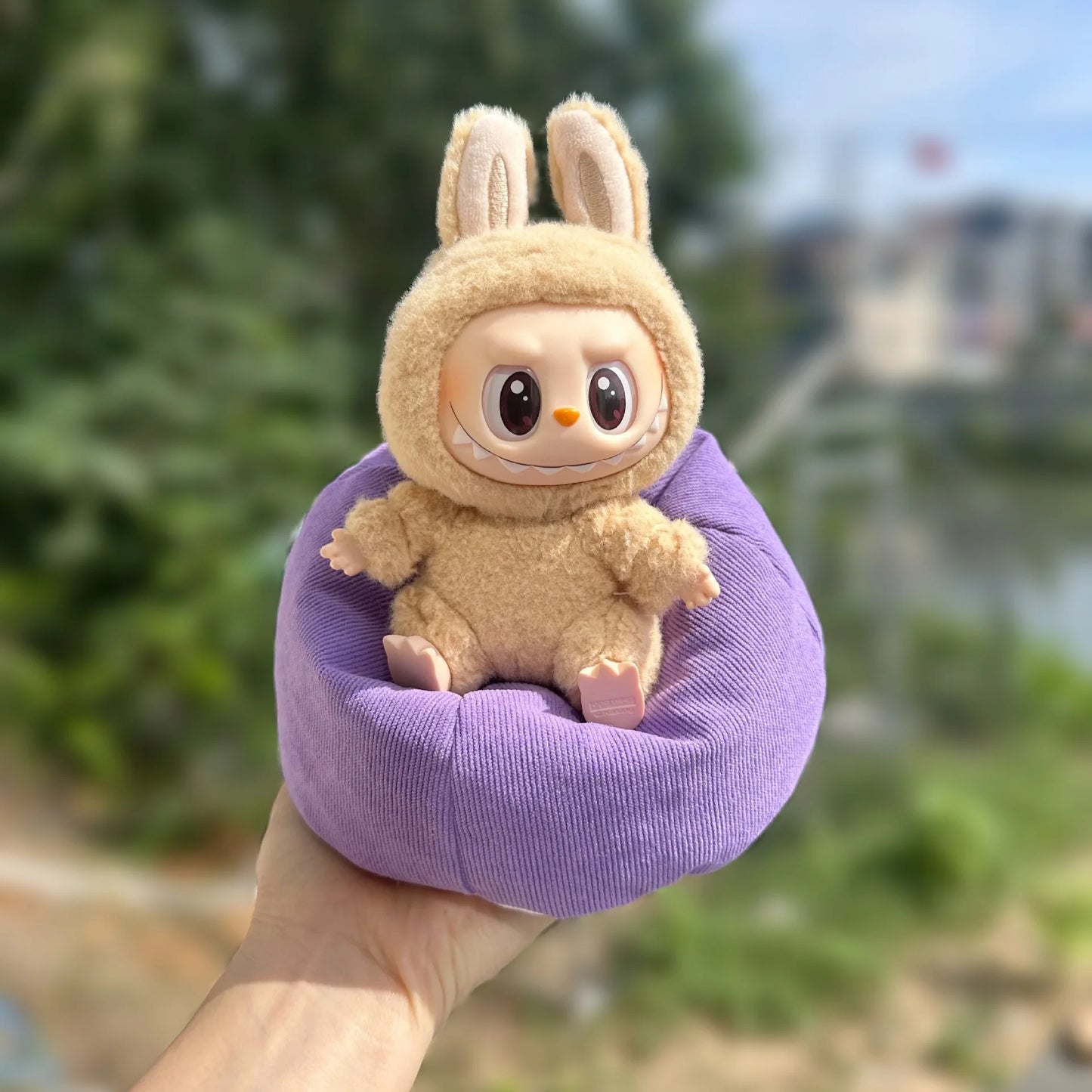 New Lazy Labubu on pillow